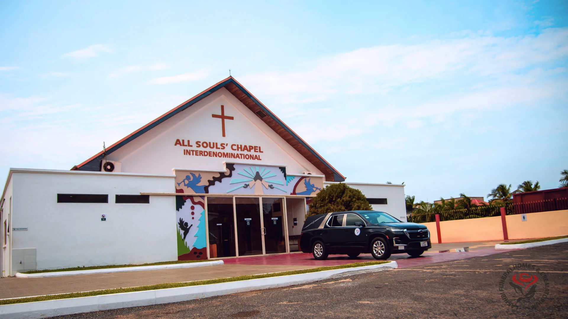 The chapel entrance