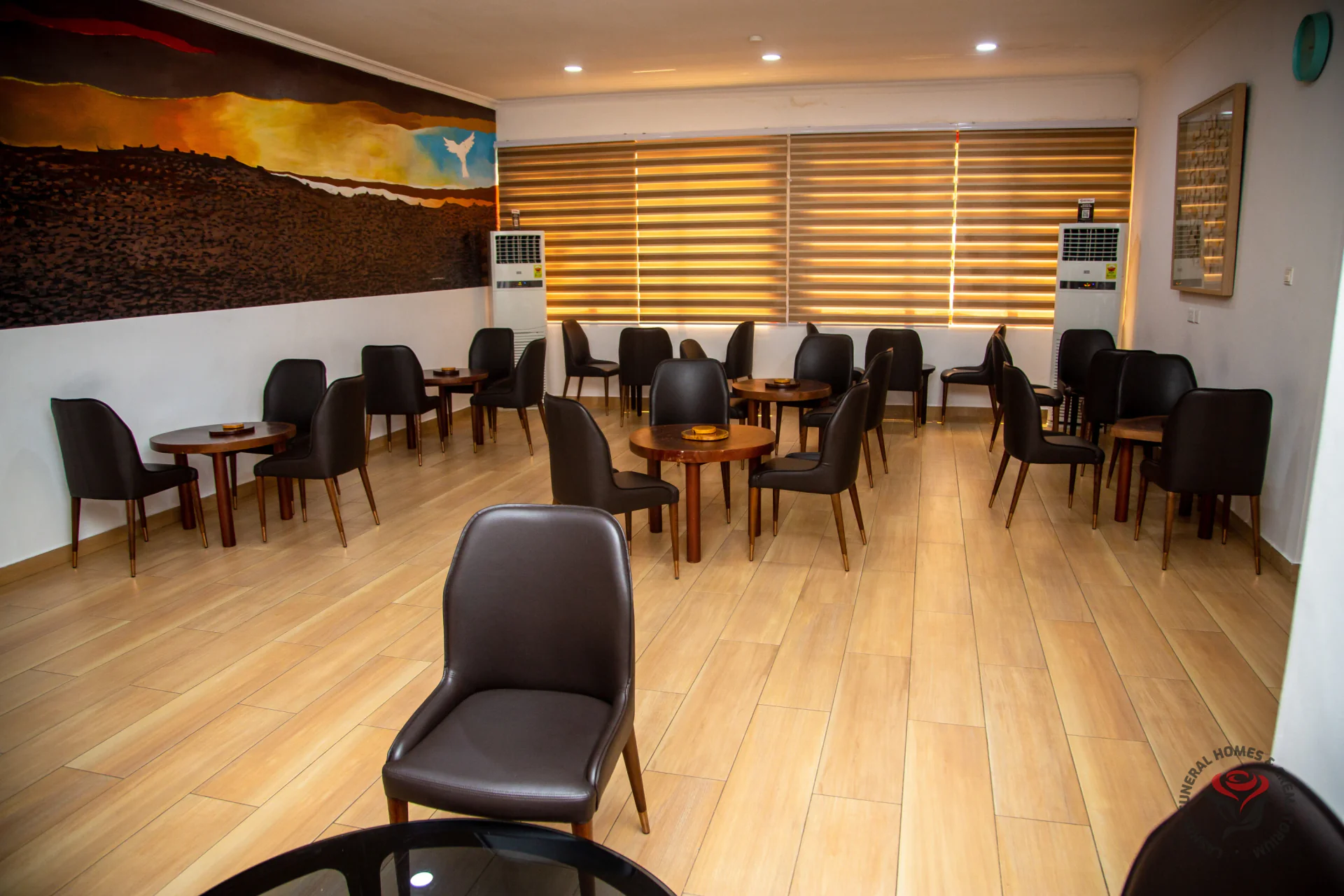 The VIP reception, set for a family